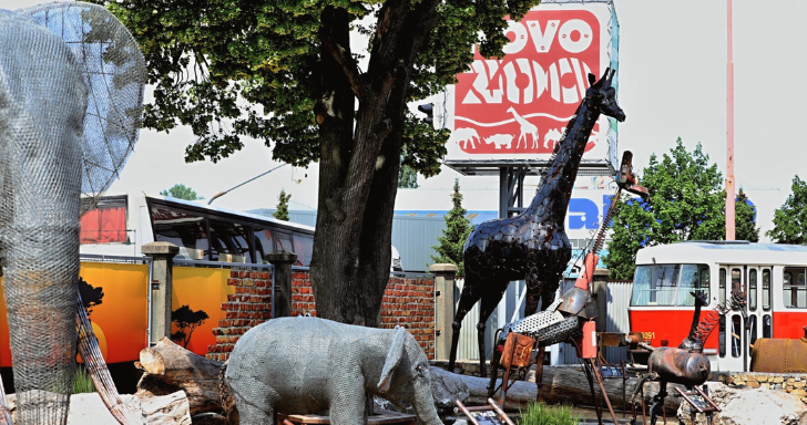 kovová zvířata v KOVOZOO Staré město